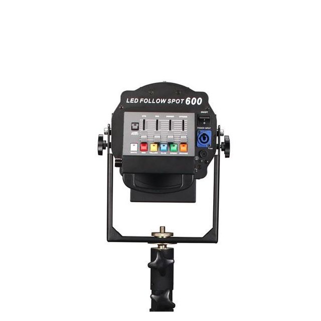 600W LED Follow Spot Light With DMX 512 (PHC007) Size 93*35*32 Cm Power Consumption 800w Electronic Dimmer 0-100% Color Wheel 5 Color + Open - Image 3