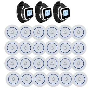 24 Button Transmitters 2 Wrist Pagers - Wireless Calling System - Image 1