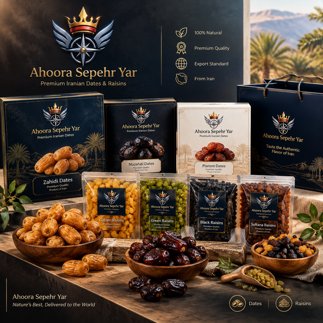 Iranian Dates: * Zahidi Dates * Mazafati Dates *Piarom Dates * Rabbi Dates * Kabkab Dates * Sayer Dates * Khalas Dates - Image 1