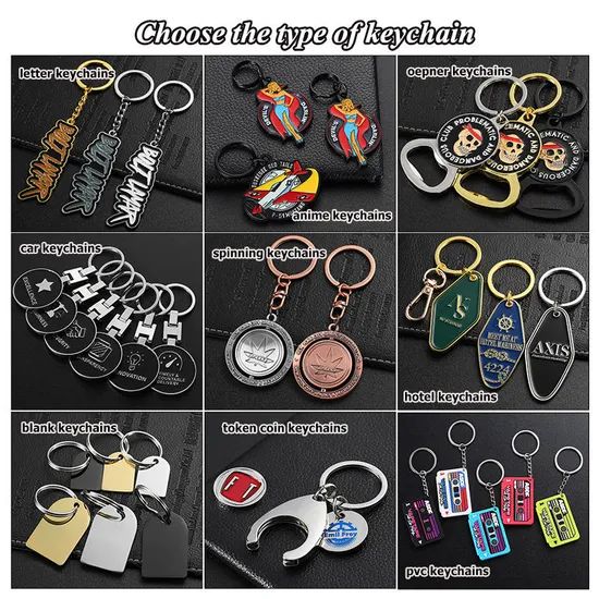 Manufacturer Custom Free Design Key Chain Zinc Alloy Personalized Logo Metal Keychains for Promotional Gift - Image 6