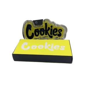New Cookies LED Special-Shaped Luminous Light Innovative Gift Resin Smoking Ashtray - Image 5
