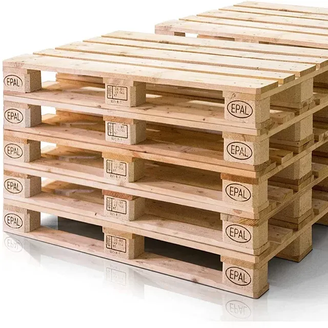 Epal Wooden Pallet Top Grade Standard Euro Double Faced 2-Way Entry 1200 X 800 European Wood Pallets - Image 1