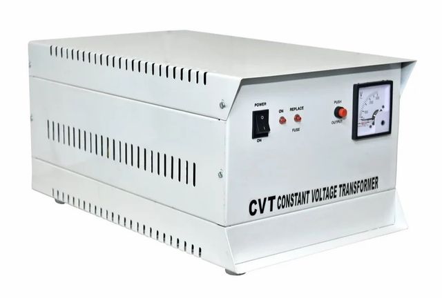 Single Phase 1 kVA Mild Steel CVT Transformer Power 1 kVA Color White Frequency 50Hz Finished Matte Phase Single Phase Accuracy Class - Image 1