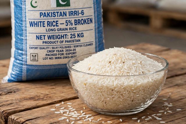 Pakistan IRRI-6 White Long Grain Rice 5% Broken - Export Quality - Image 3
