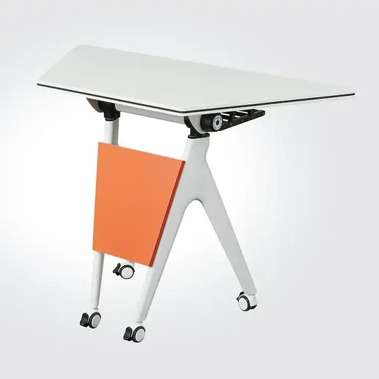 Folding Desk Mobile Conference Training Table/School Learning Desk with Wheels - Image 5