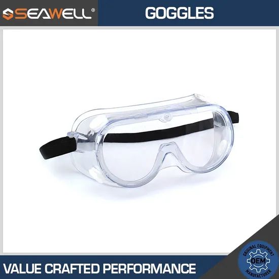 Adjustable Industrial Eye Protection Comfortable Goggles Origin China Lens Material PC Trademark SEAWELL Wearing Style Headband - Image 5