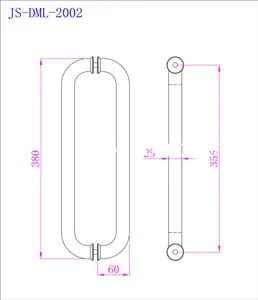 Customized Tubelar Office Glass Door Handle Grade Metal Handle - Image 6