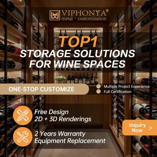 Royal Metal Gold-Lit Stackable Wine Rack with Llluminated Display Suitable for Family Wall Racks - Image 5