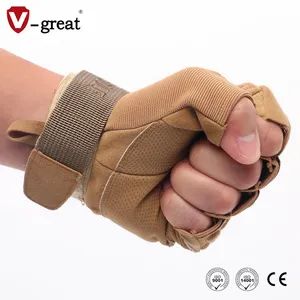 Tactical Safety Fingerless Outdoor Sports Hunting Gloves - Image 3
