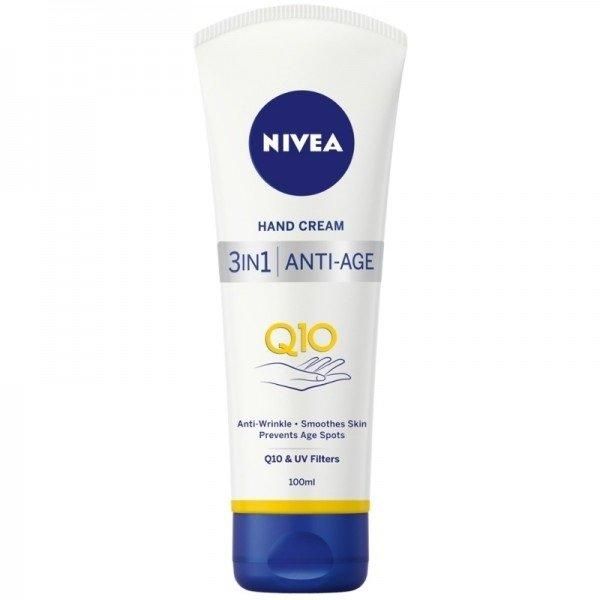 NIVEA's 3in1 Anti-Age Care Hand Cream with Q10 complex Grade Top Type Hand Cream Product Size 100ml Max. Moisture (%) 5 Texture Rich And Creamy - Image 2