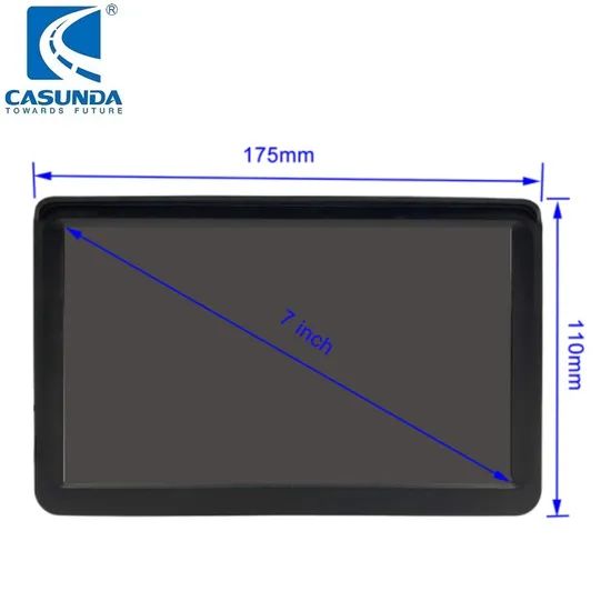 7" AHD 720P 1080P Car Monitor 12V RCA ABS CE 12M 1KG Origin China Material ABS Connector RCA Screen Size 7" Power Supply 12V - Image 3