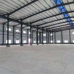 Prefabricated House Large Steel Structure Warehouse with Aluminum Windows - Image 4