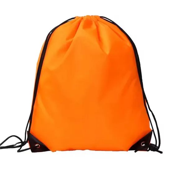 Custom Promotional Durable Drawstring Bag Waterproof Polyester Backpack for Gym and Sports - Image 2