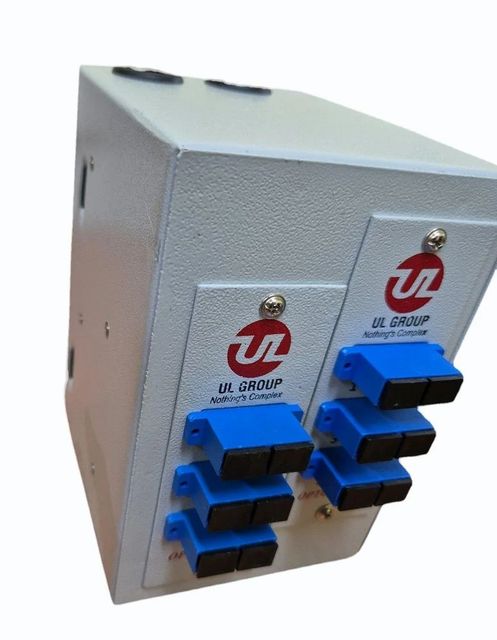 Fiber Cable Termination Box, For Networking Devices, 12 Brand UL Color Grey Material MS Number of Ports 12 Usage/Application Networking - Image 3