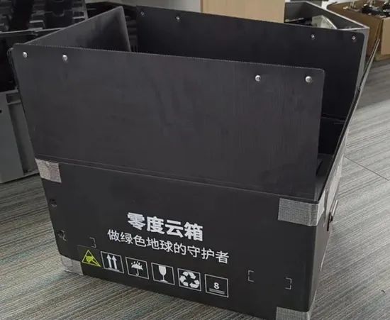 Custom Printing Polypropylene Hollow Fluted Plastic Frozen Seafood Container Cartons - Image 2