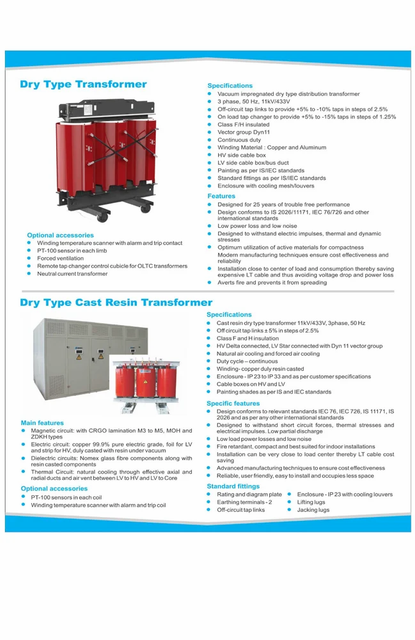 2.5MVA 3-Phase ONAN Distribution Transformer Standards IS-2026 Cooling Type ONAN Insulation Class A Voltage Ratio - Image 1