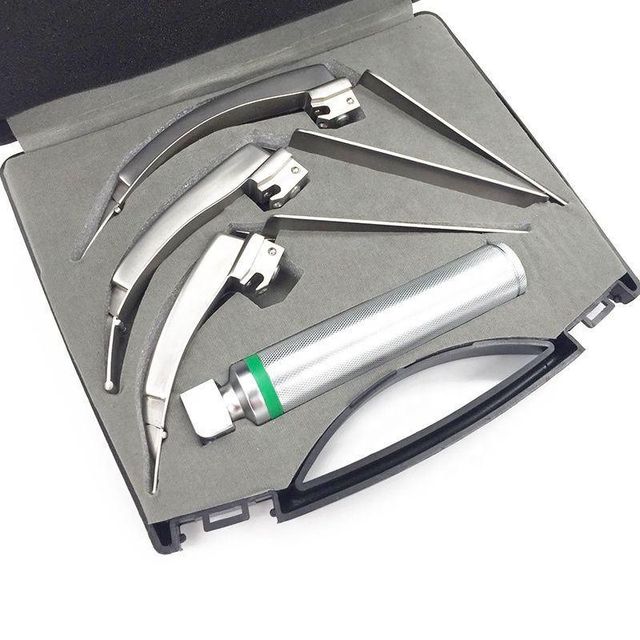 fiber optic Laryngoscope, Flexi Tip Laryngoscope blade and Battery Handle Set - Image 3