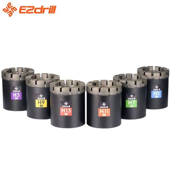 PQ Diamond Core Drill Bit 15mm H3H5H7H9H11H13 15D 1Y Length 15 HRC -10°-50° Model NO. PQ Material Diamond Trademark EZdrill - Image 3
