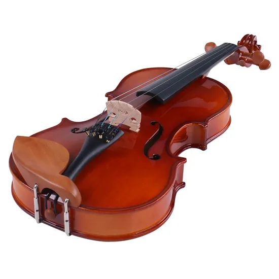 Violin Handmade Professional All Solid Fiddle String Instruments with Case and Bow - Image 6