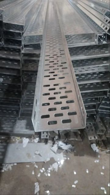 2mm GI Perforated Cable Tray Width 100 mm Shape Ladder Thickness 2 mm Tray Height 50 Mm Coupler Quantity 35 Pcs Tray Depth 18 Gauge, 2 - Image 3