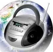 Portable CD Radio Cassette Recorder (CD-18) - Image 1