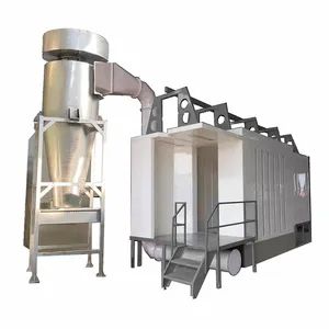 Automatic Powder Coating Spray Booth Electrostatic Painting Booth for ...