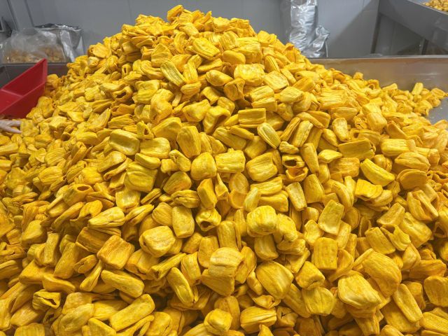 Price for Natural Sliced Delicious Dried Jackfruit Crispy Sweet Snack Bulk Ultra-Crispy Vacuum-Fried Fruit Snacks Healthy Food - Image 4