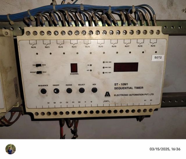 Eapl St10m1 10 Channel Relay Sequential Timer Display Type Analog Number Of Channels 10 - Image 1