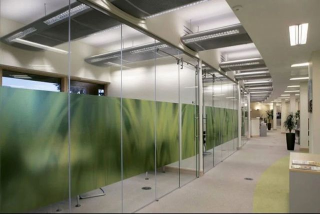 Modular Office Partition Size 8 Feet Height 8 Feet Material Glass Design Modular Partition Type Fixed - Image 1
