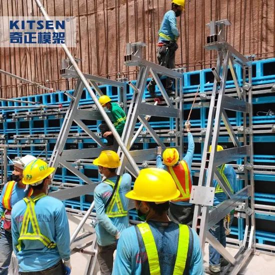 Reusable Aluminum Frame Formwork for Rapid Concrete Wall Construction Projects - Image 4