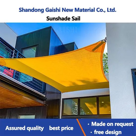 HDPE Net Triangle Rectangle Sunshade Sails for Garden Courtyard Shed Roofing - Image 1