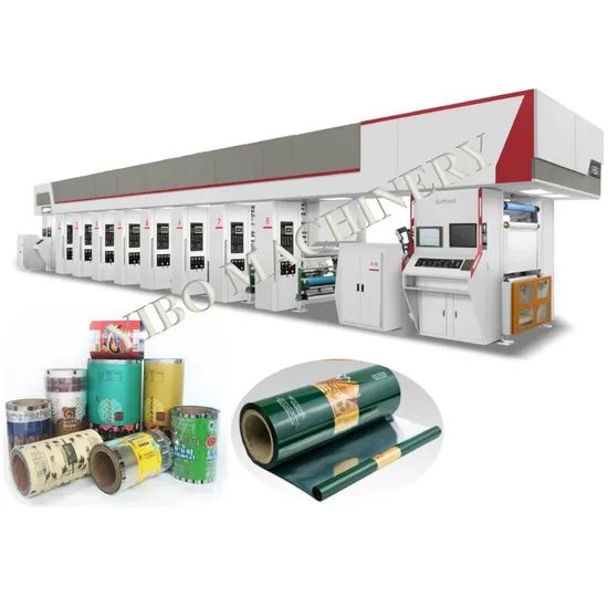 Three Motor Seven Motor System Medium-Speed Plastic Film Rotogravure Printing Machine - Image 4