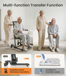 Upgrade New Folding Electric Patient Transfer Lift Chair With Sling Oxford Cloth Seat Lightweight for Seniors Elderly - Image 5
