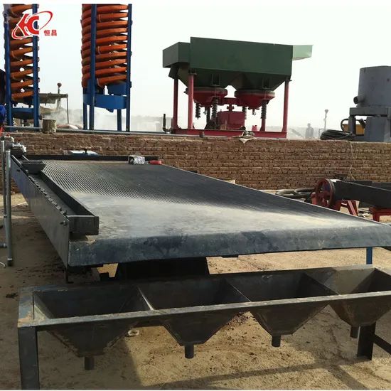 Iron Ore Gold Ore Gravity Shaking Table Separator Weight <1T Model NO. 6s Condition New Warranty 1 Year Price - Image 2