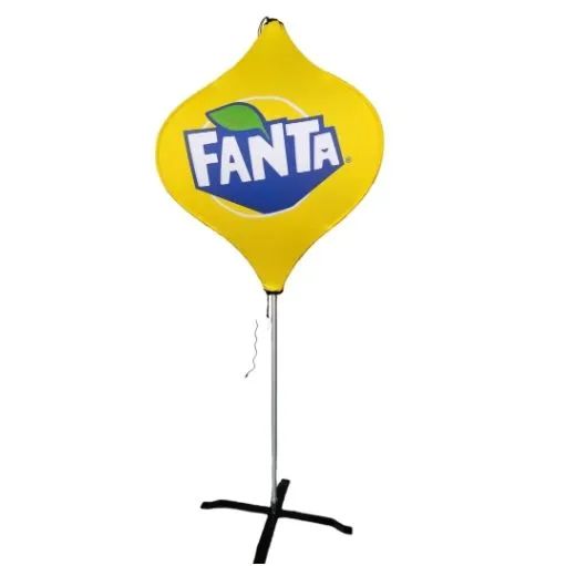 Unique Attractive Outdoor Pop up Banner Advertising LED Lantern Flags - Image 2