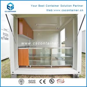 Flat Pack Container Shop/10FT Shop Container/Prefab Shop Warranty 2 Years Model NO. FC-Shop HS Code 9406900090 Material - Image 6