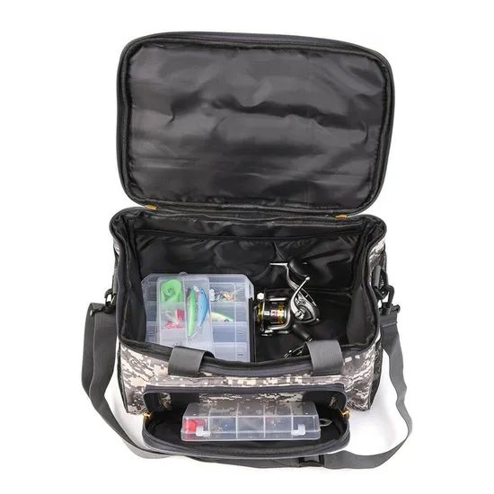 Outdoor Waist Shoulder Carry Tool Organizer Bags Multifunctional Fishing Tackle Bait Bag - Image 5