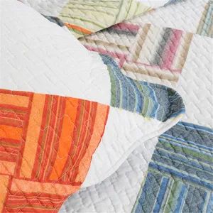 Geometric Prints Quilt China Coverlets - Image 3