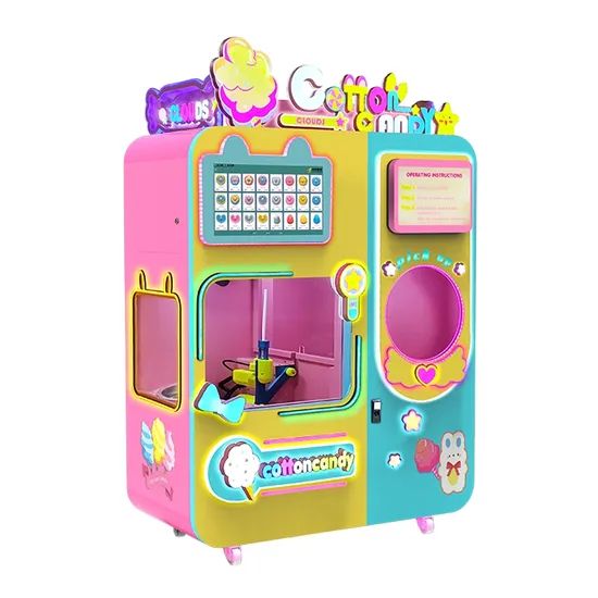 Small Selectable Portable Retail Cotton Candy Vending Machine - Image 5