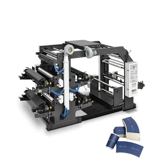 Stack Roll to Roll 4 Color Digital Label Flexographic Flexo Printing ...