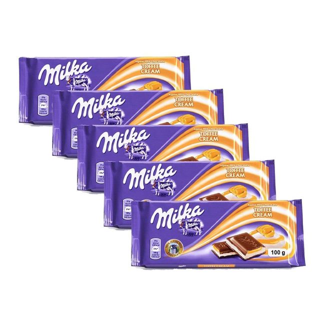 Milka Toffee Cream Chocolate Bar 100g - Sweet Treat - Image 4