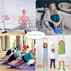 Custom Logo Design Anti-Slip Gym Grip Sport Socks Trampoline Socks - Image 2