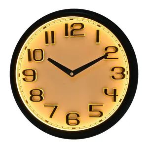 Every Scene Plastic Frame Precise Timing Circular Decorative Wall Clock - Image 6