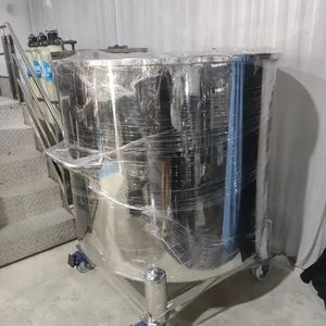 Factory Price SS316 Movable Storage Tanks Milk Storage Container Drums Pail Metal Honey Sterile Water Storage Tank Making Machine - Image 4
