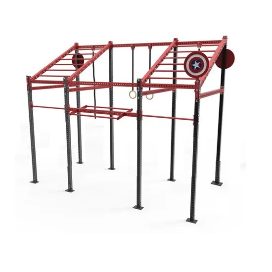 Commercial Multi Steel Body Building Fitness Rigs Squat Rack Cross Fit Training Power Rack - Image 4