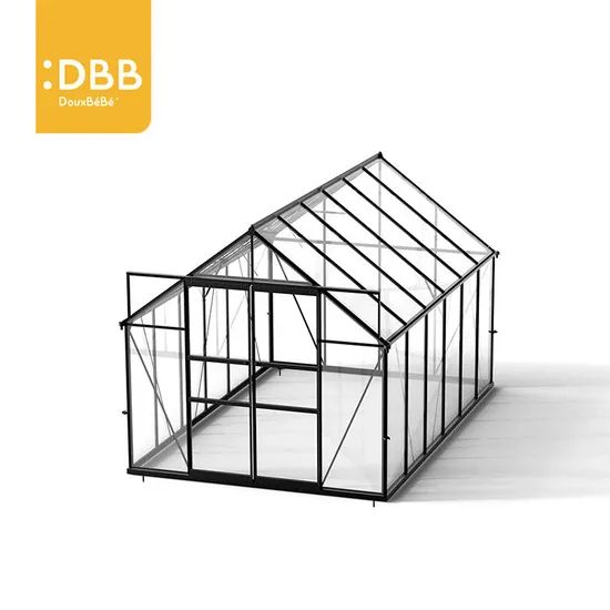 High Quality Greenhouse Anti Hail Protection Resin Frame Agricultural Plastic Greenhouse - Image 3