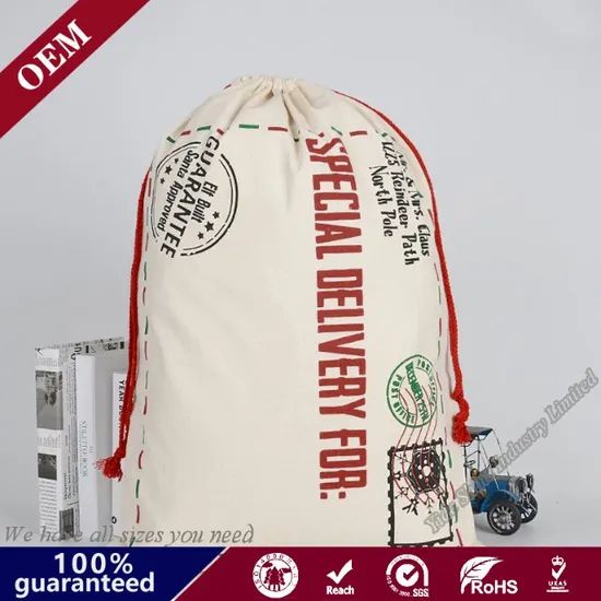 Drawstring Backpacks Christmas Gift Cotton Bag Origin China Brand Name OEM Material Canvas Pattern Type Logo HS Code - Image 3
