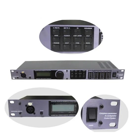 Sinbosen Audio Processor Professional 2 Input 6 Output PA Power Processor Audio - Image 3