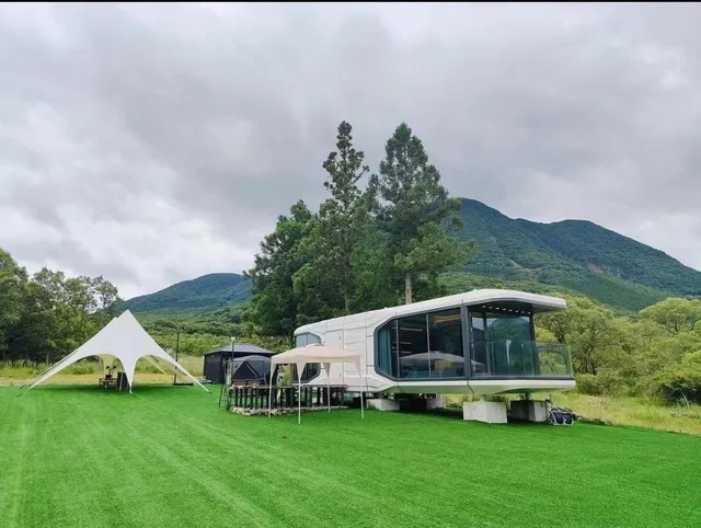 Luxury Space Capsule House – Prefabricated Modular Glass Pod Home - Image 3