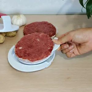 Plastic Kitchenware Home and Kitchen Tool Meat Patty Machine Burger Press (17010) - Image 4